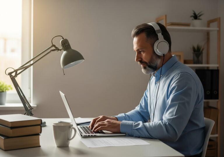 Remote proofreader working from home in 2025